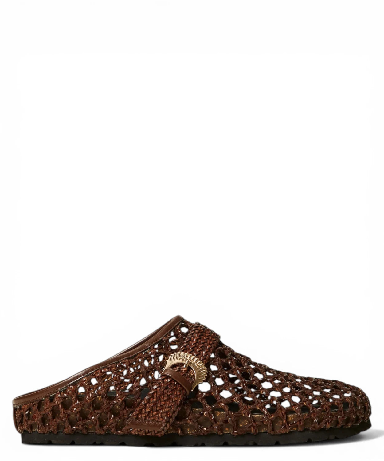 Mules Donna Twinset Flat con Fibbia Intrecciata