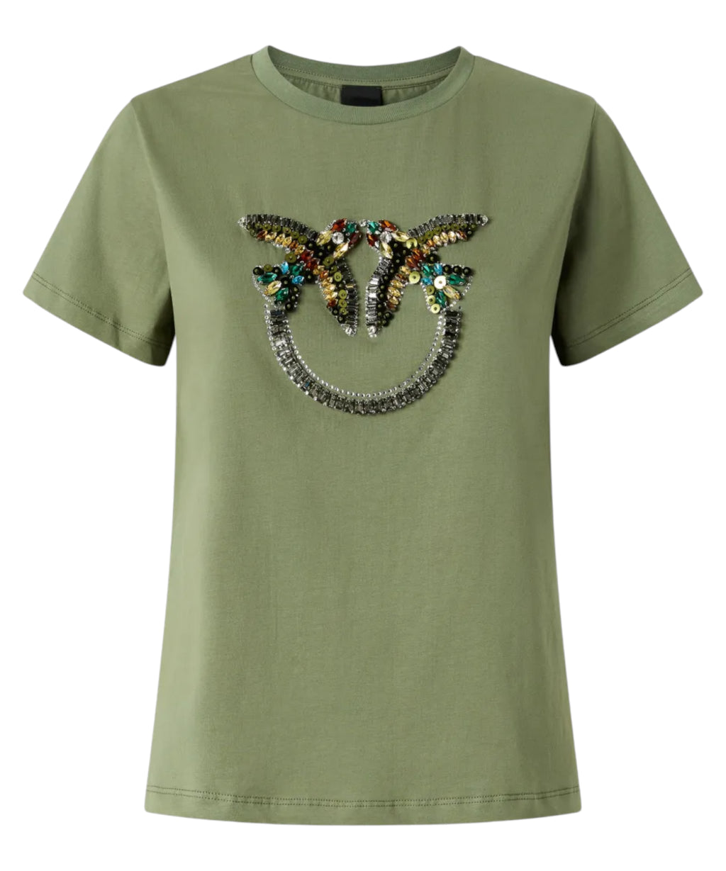 T-shirt Pinko Quentin avec applications