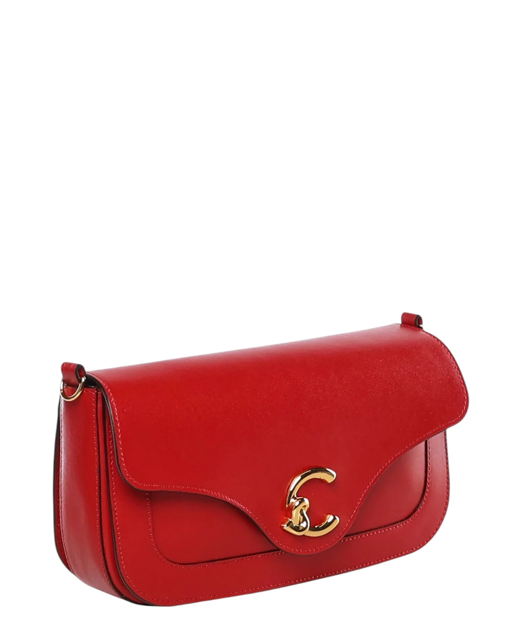 Sac Coccinelle C-Me Medium en cuir lisse avec bandoulière