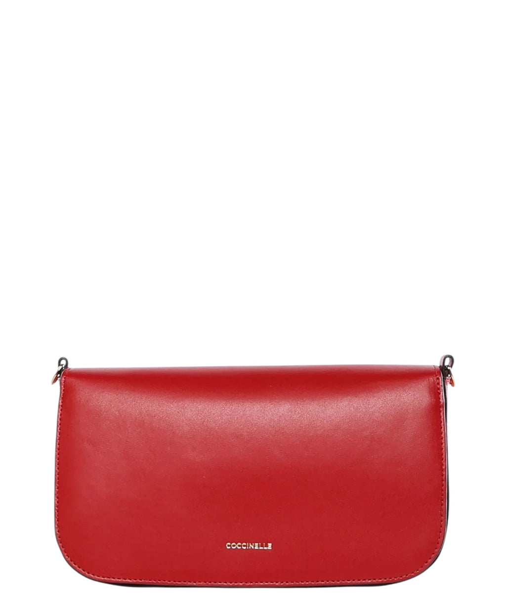 Sac Coccinelle C-Me Medium en cuir lisse avec bandoulière