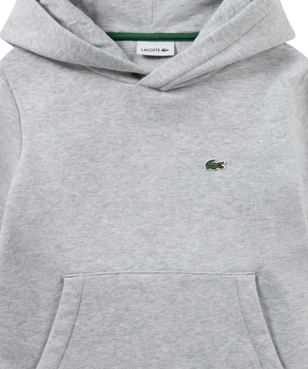 Felpa Lacoste Kids Cappuccio con Logo per Bambini