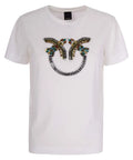 T-shirt Pinko Quentin con Applicazioni