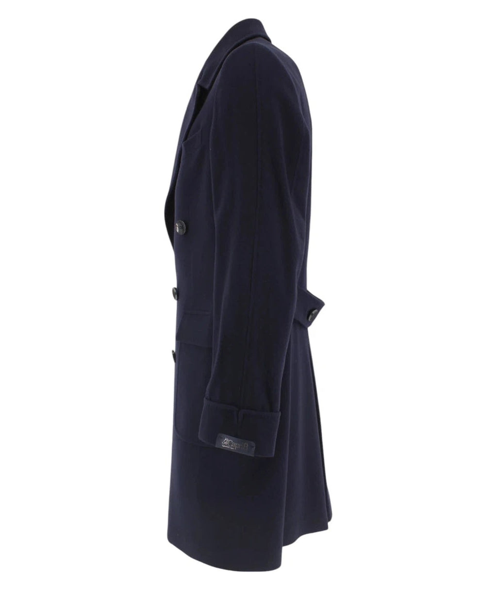 Cappotto Uomo GiCapri Doppiopetto con Tasche a Toppa-GI CAPRI-Cappotti-Vittorio Citro Boutique