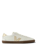 Baskets VEJA Volley en cuir blanc, platine et marron
