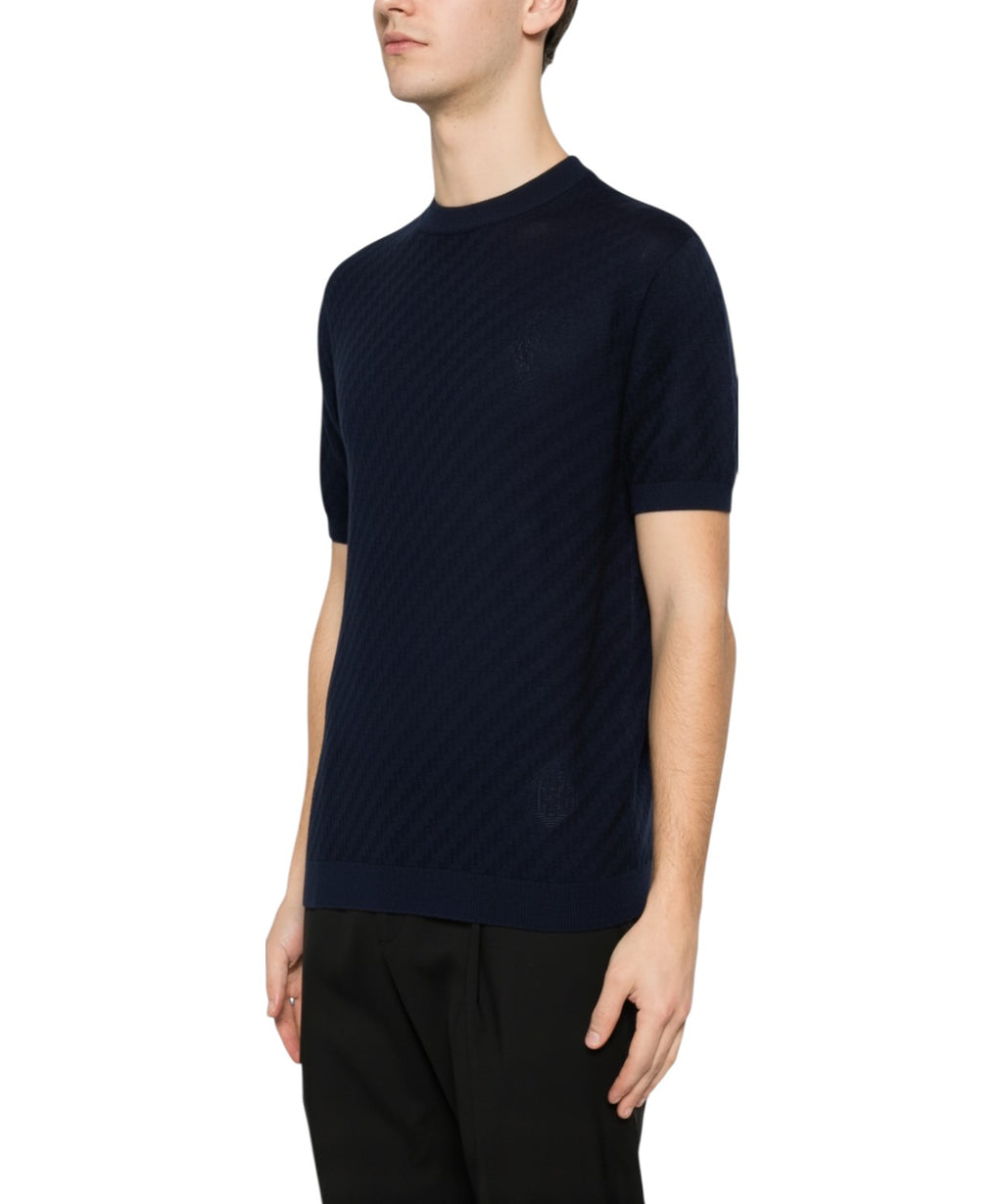 T-shirt Emporio Armani homme avec motif en relief