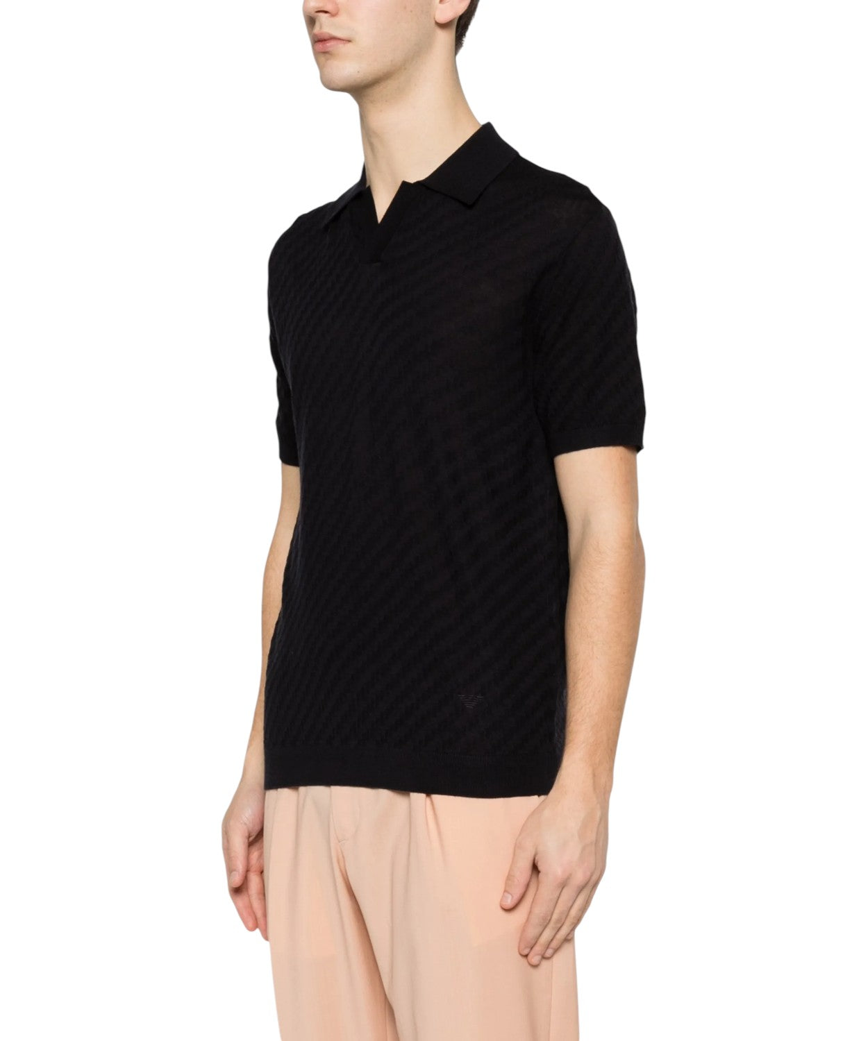 Emporio Armani Polo Uomo in Misto Lyocell