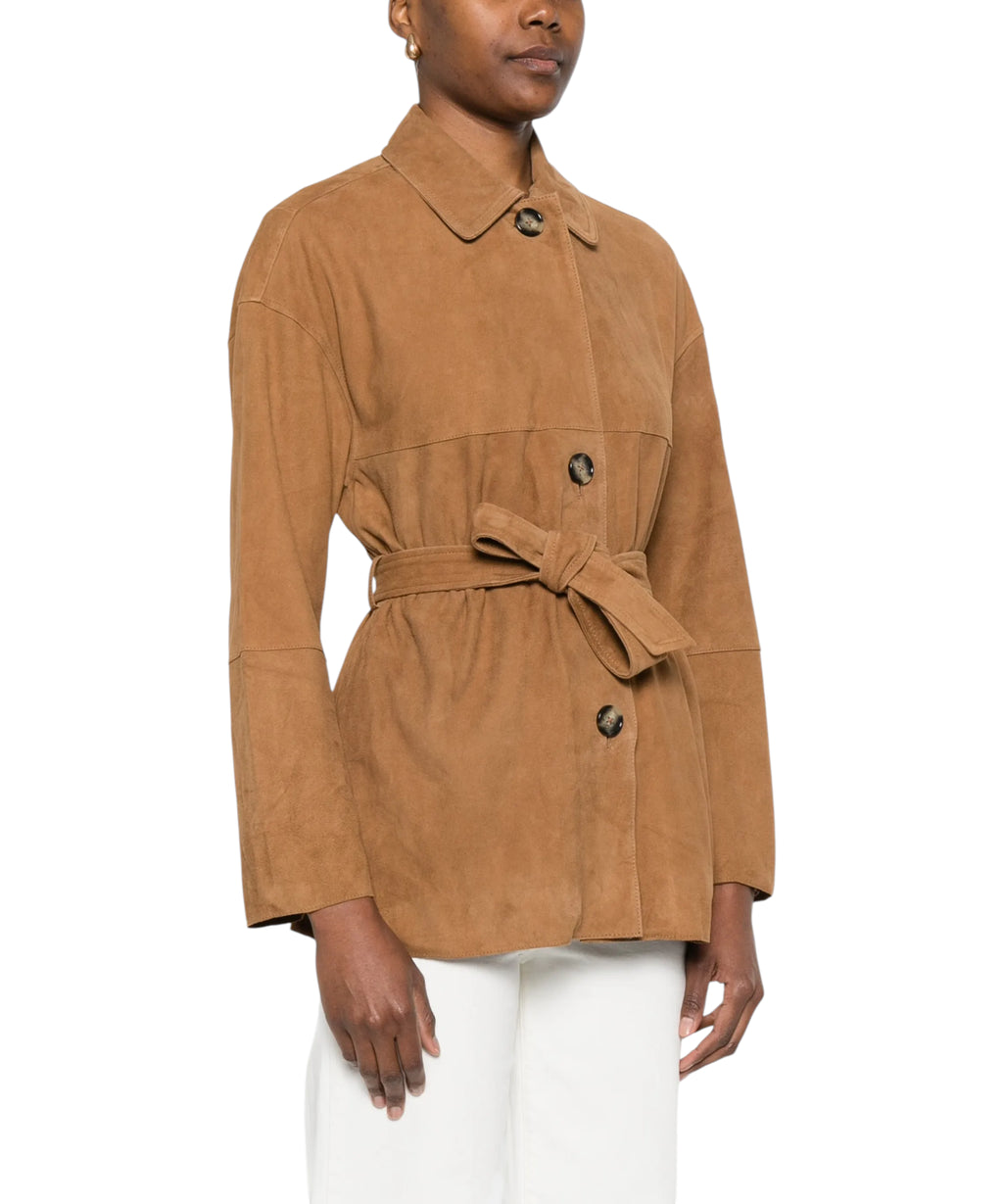 Veste Peuterey Machuca en cuir suédé
