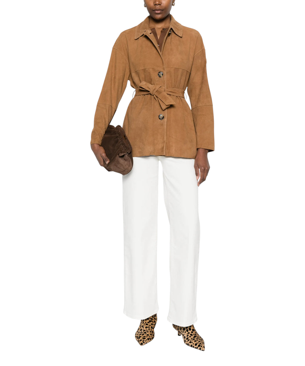 Veste Peuterey Machuca en cuir suédé