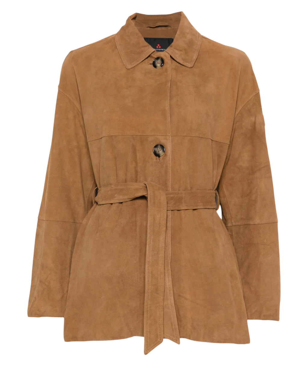 Veste Peuterey Machuca en cuir suédé