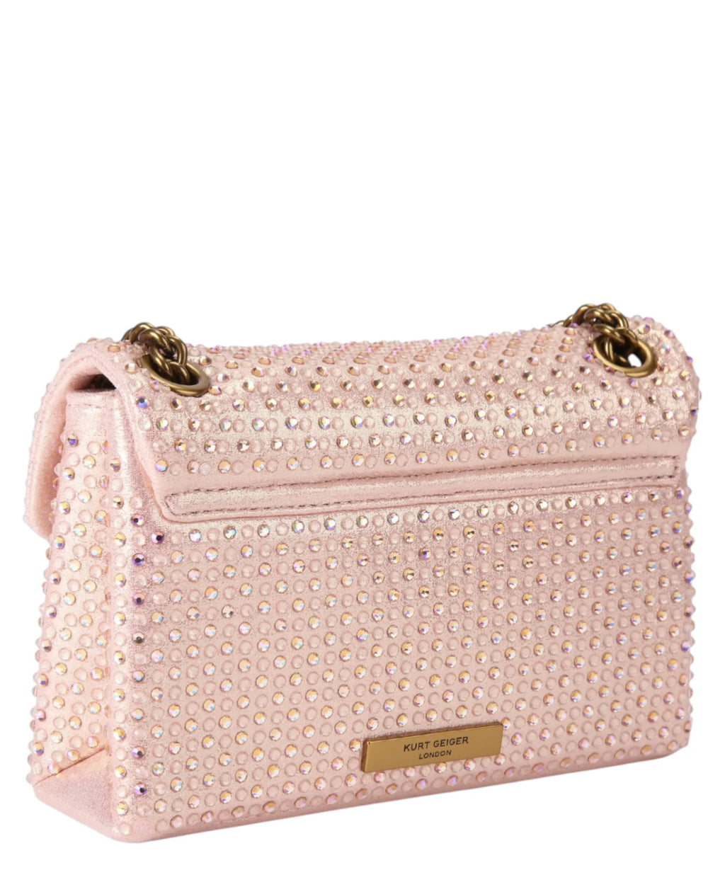 Mini sac Kurt Geiger avec cristaux et chaîne