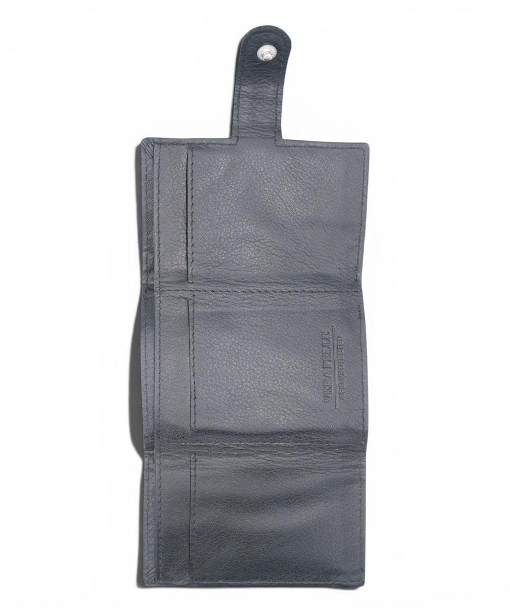 Portefeuille Homme Cuir RFID Compact avec Zip et Glissière