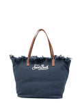City Shopper Donna in Canvas con Frange