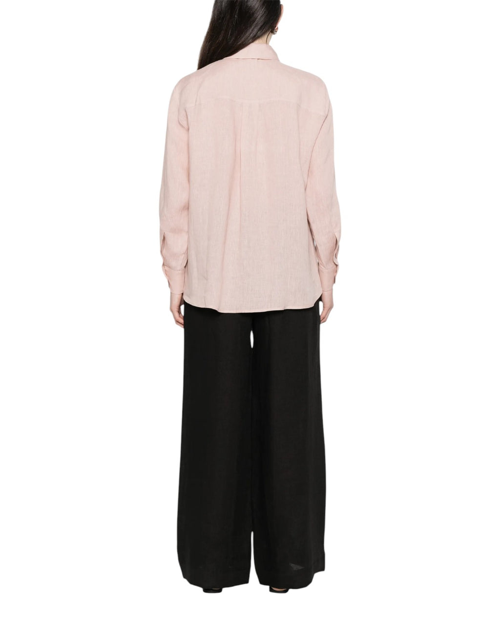 Chemise Marella EDITORE en pur lin avec foulard