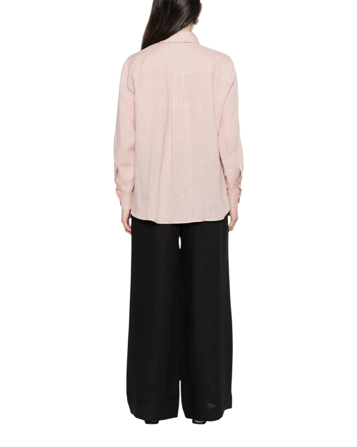 Chemise Marella EDITORE en pur lin avec foulard