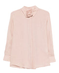 Chemise Marella EDITORE en pur lin avec foulard