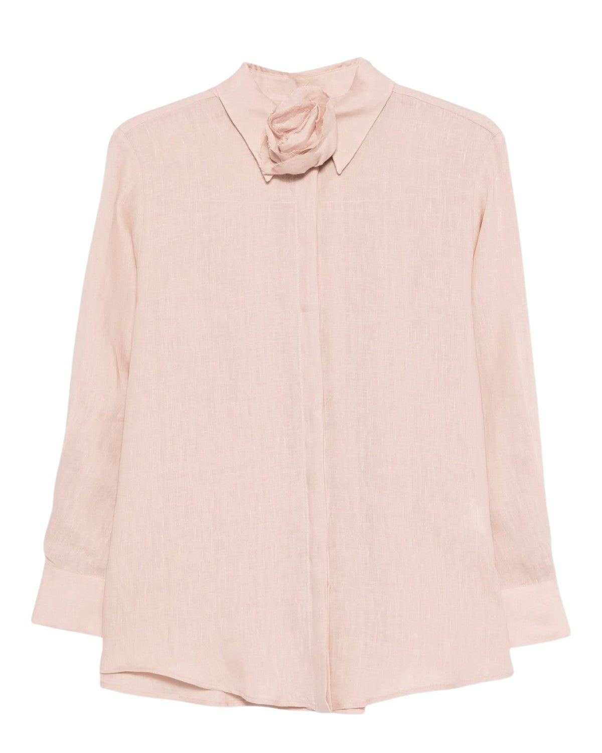 Chemise Marella EDITORE en pur lin avec foulard
