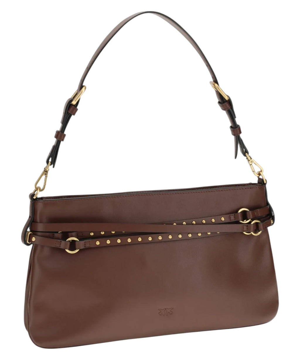 Mini sac ceinture Pinko en cuir avec bandoulière réglable
