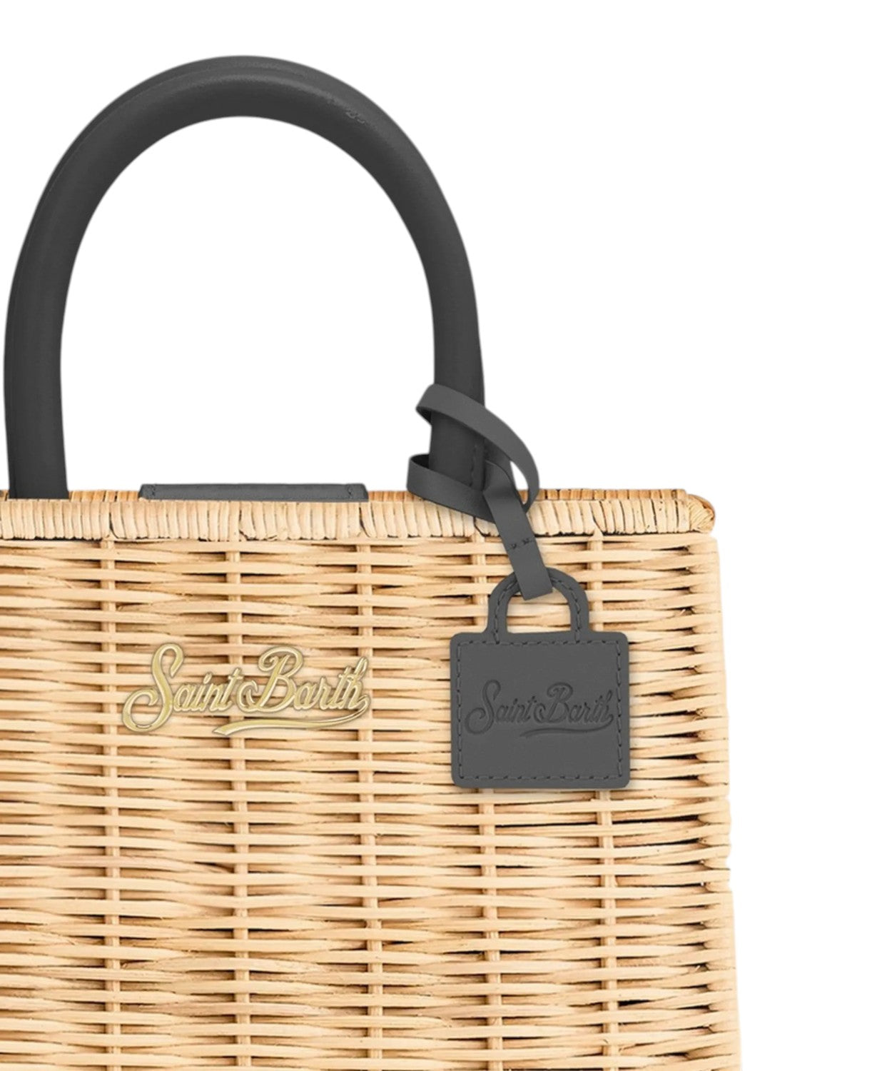 Sac Mini MC2 Saint Barth en Paille et Cuir