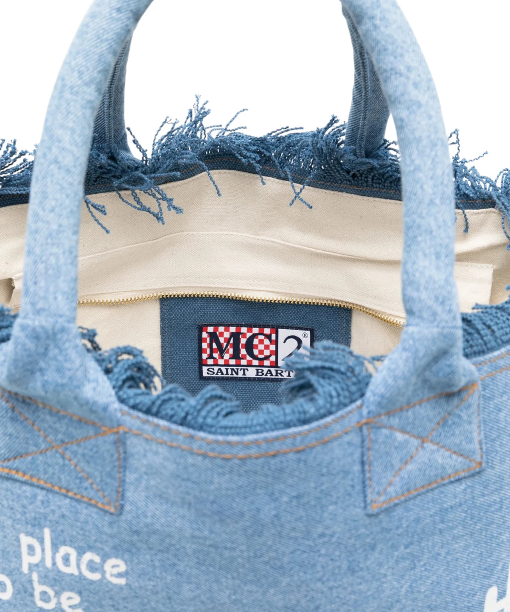 Sac Vanity Denim MC2 Saint Barth