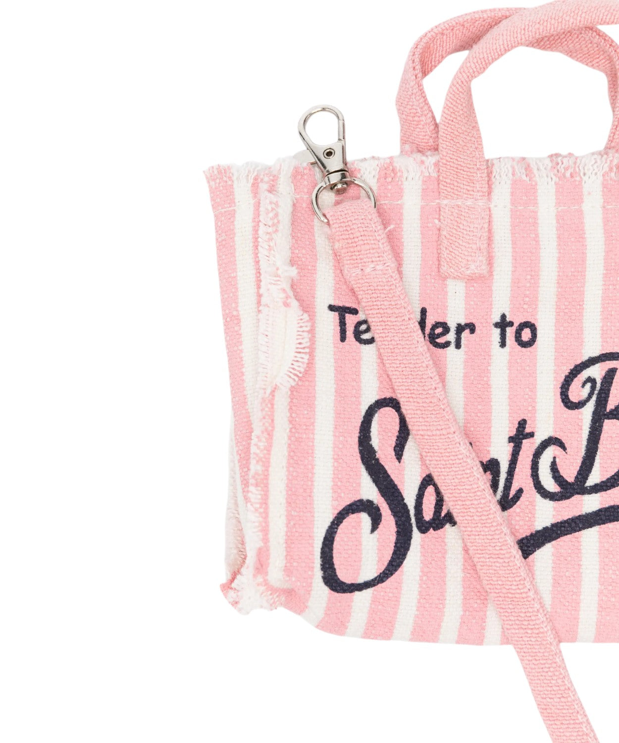 Sac téléphone MC2 Saint Barth en lin rayé