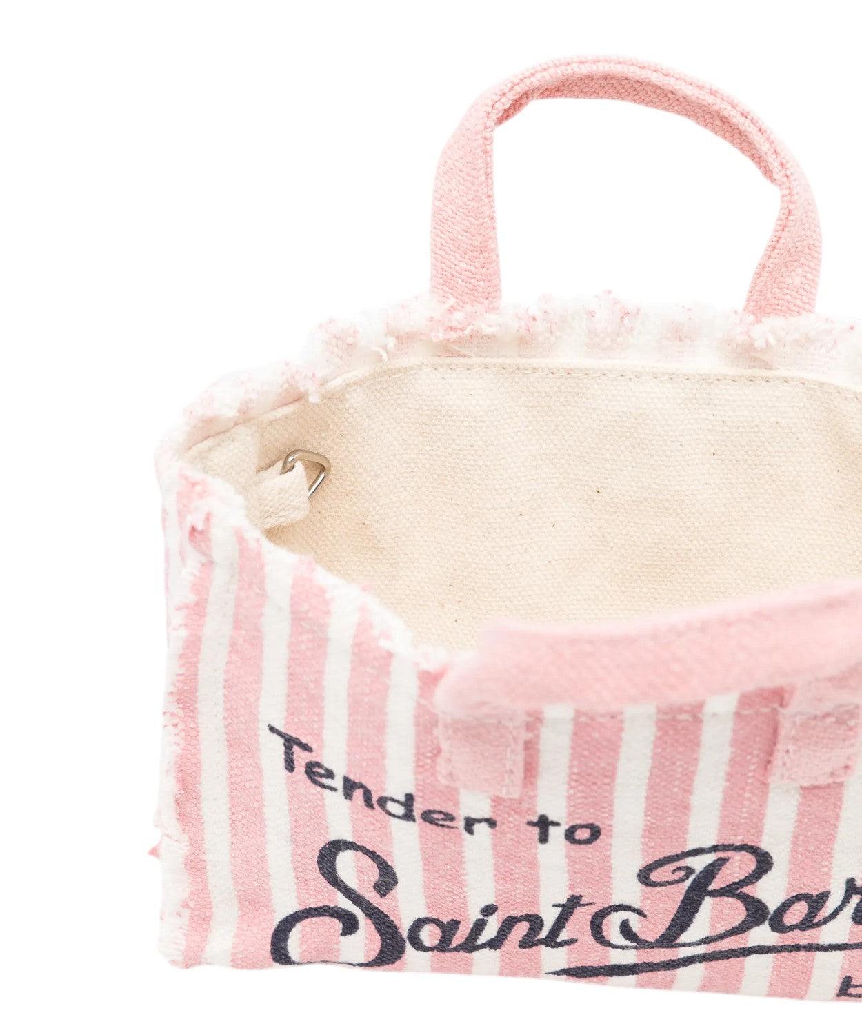 Sac téléphone MC2 Saint Barth en lin rayé