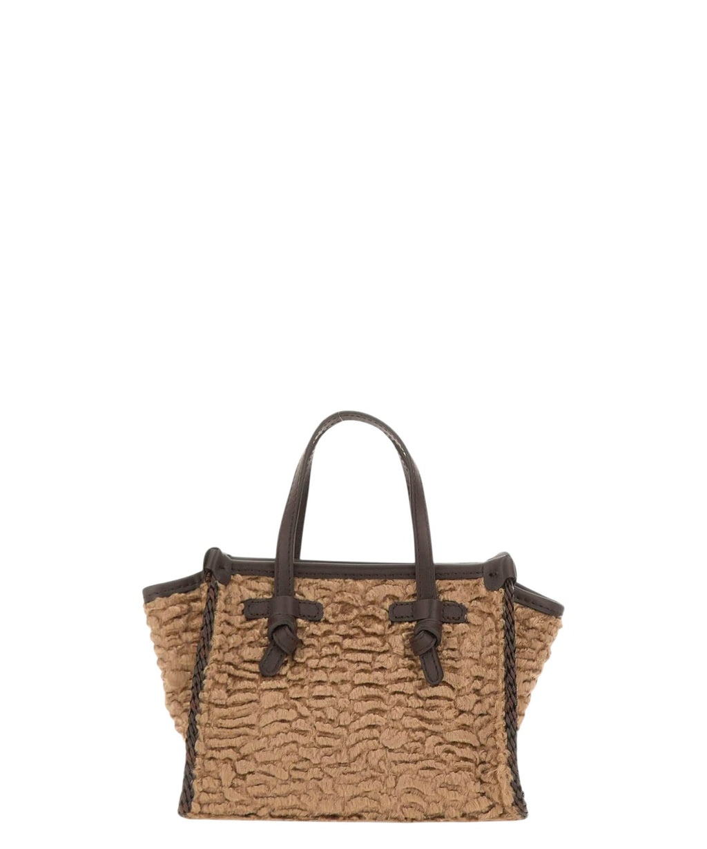 Borsa Miss Marcella Mini in Pelliccia Sintetica
