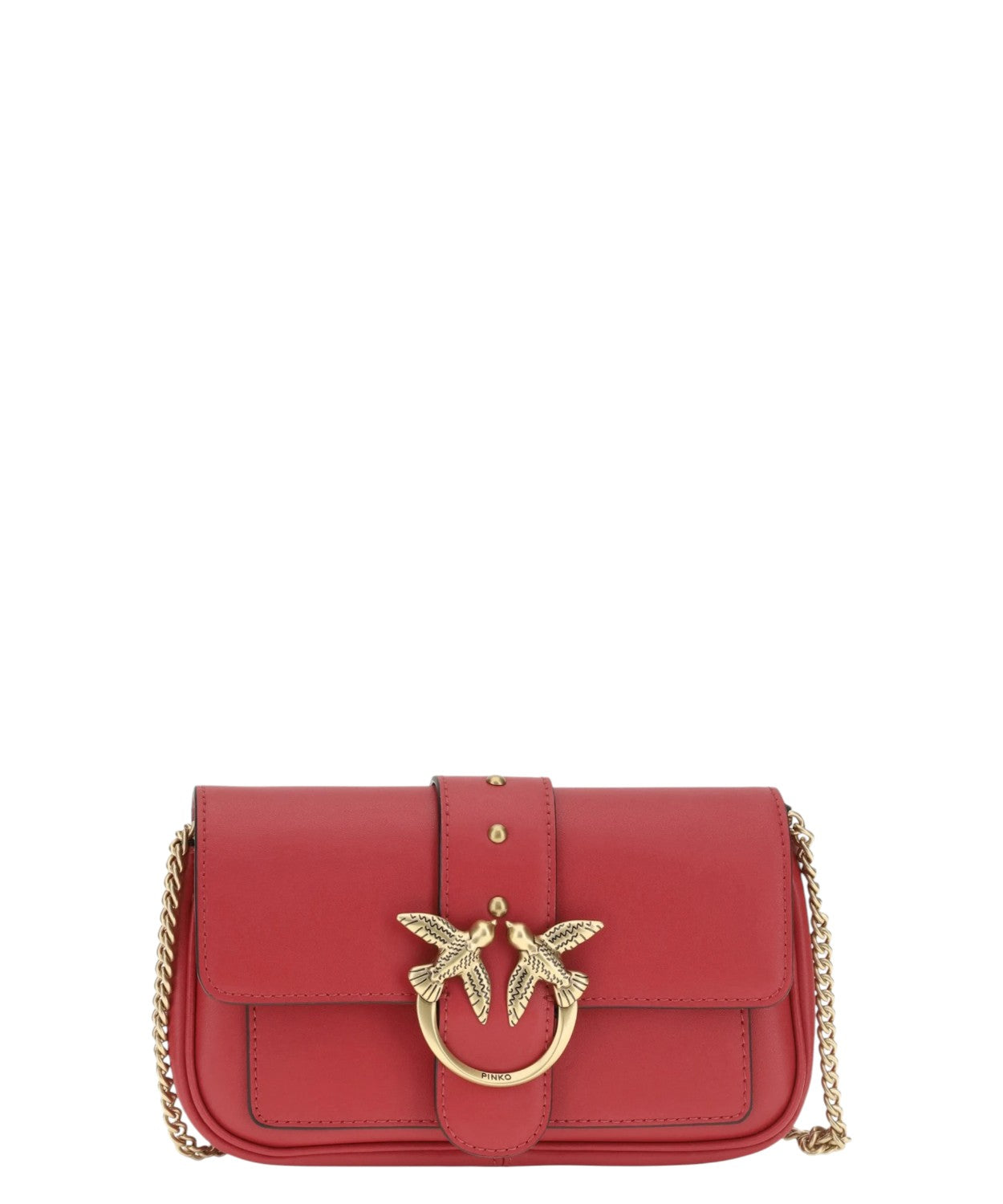 Borsa Pinko Mini Love One Pocket in pelle compatta
