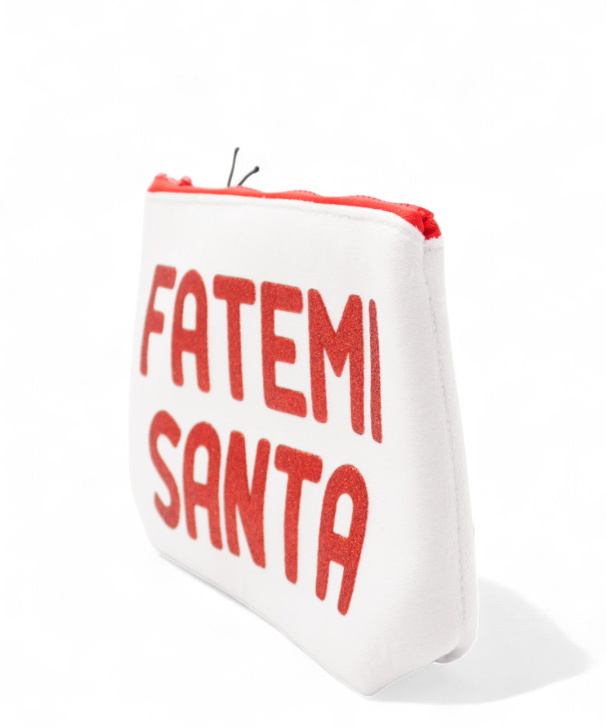 Pochette Aline con stampa FATEMI SANTA e zip-Mc2 Saint Barth-Pochette-Vittorio Citro Boutique