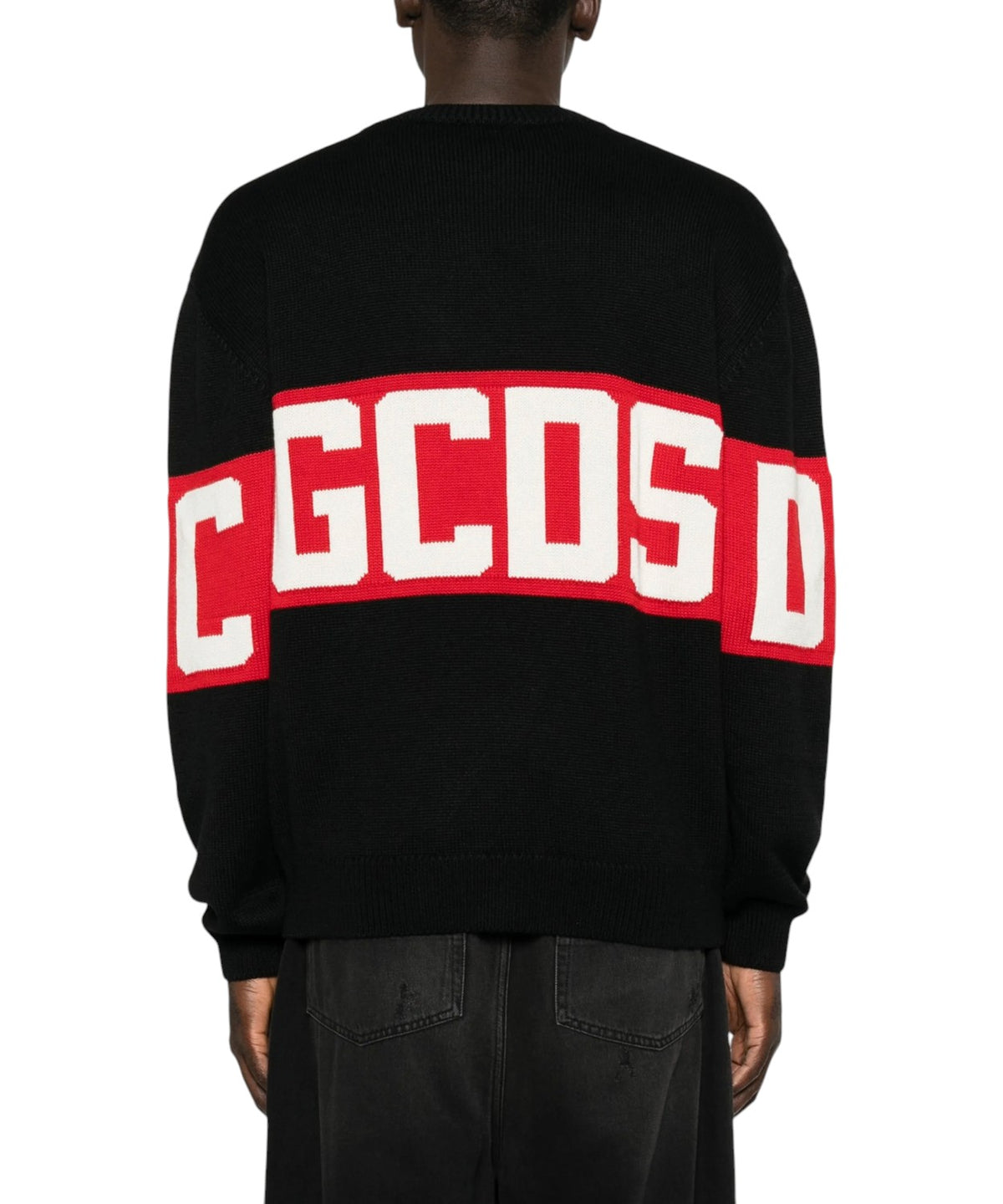 Pull GCDS avec logo jacquard