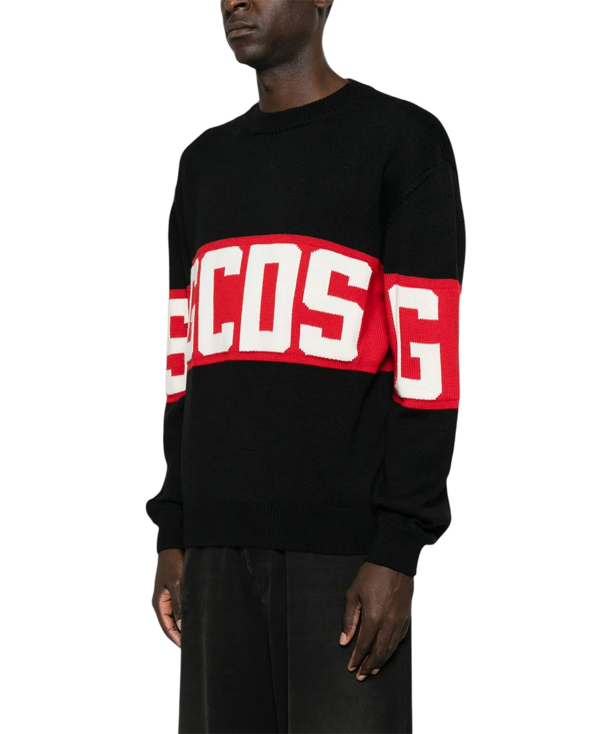 Pull GCDS avec logo jacquard