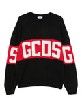 Pull GCDS avec logo jacquard