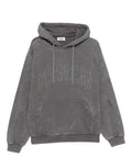 Felpa GCDS Uomo con Cappuccio e Logo Borchiato
