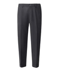 Pantalons Homme Michael Coal Plissé en laine avec revers