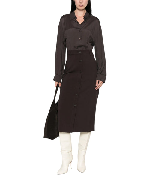 Robe femme Twinset modèle chemise avec ceinture