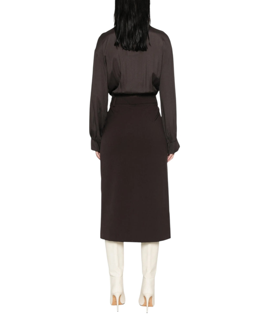 Robe femme Twinset modèle chemise avec ceinture