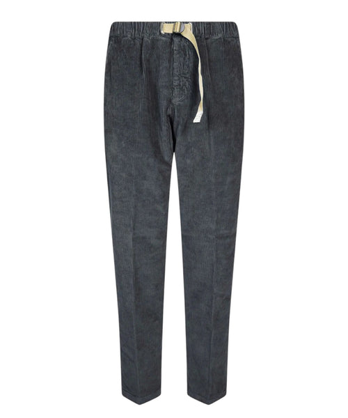 Pantaloni Uomo Effetto Velluto a Coste con Cintura