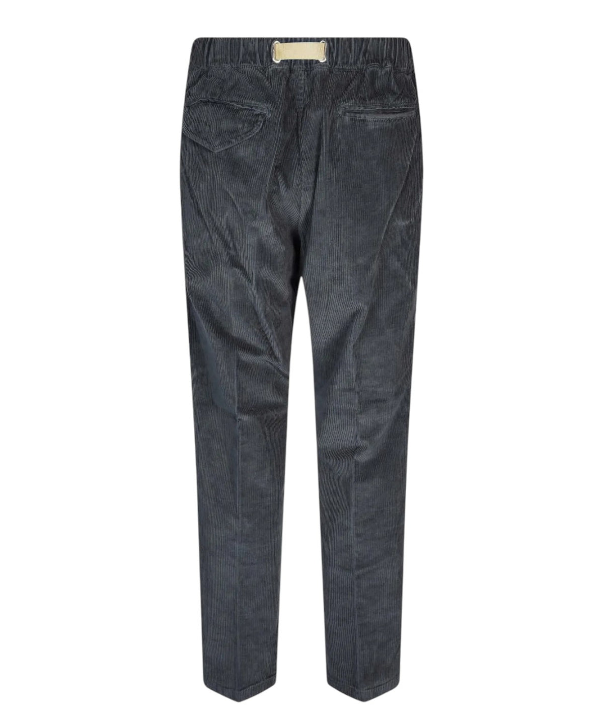 Pantaloni Uomo Effetto Velluto a Coste con Cintura