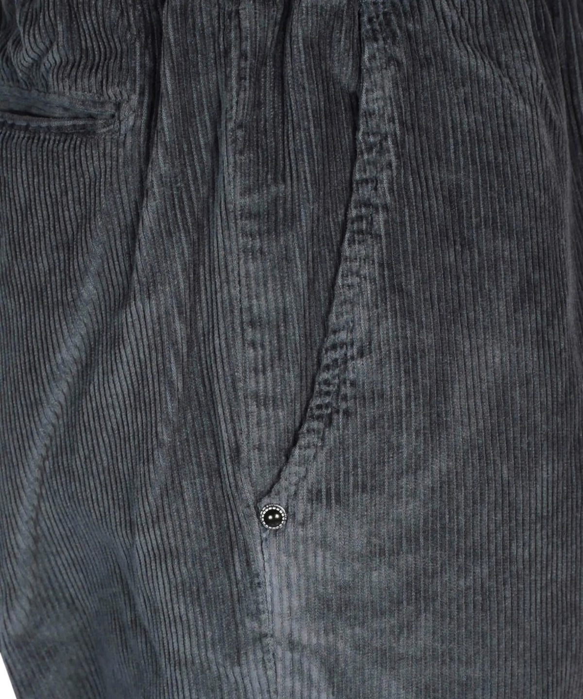 Pantaloni Uomo Effetto Velluto a Coste con Cintura