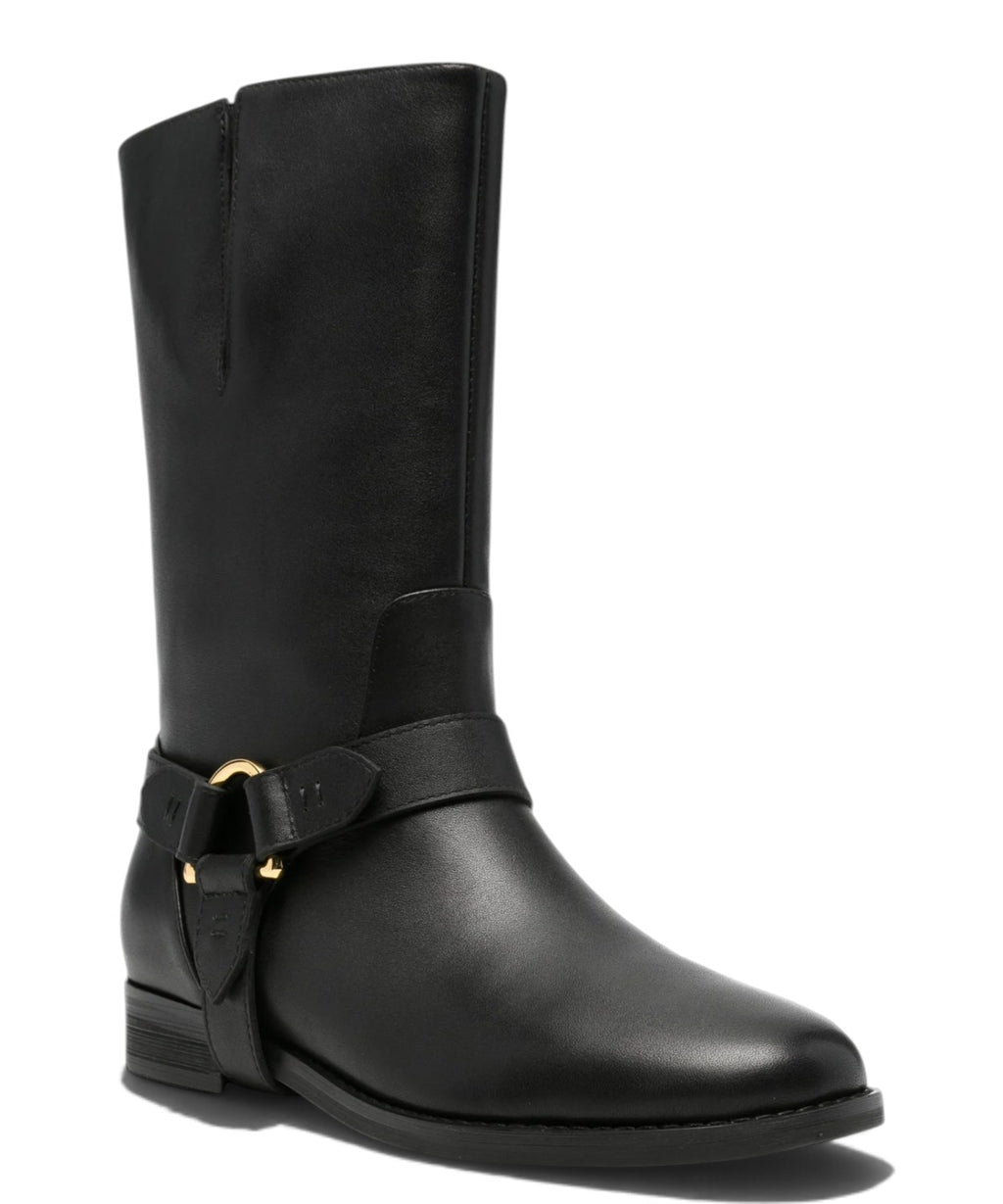 Bottes Coccinelle en cuir avec détail harnais