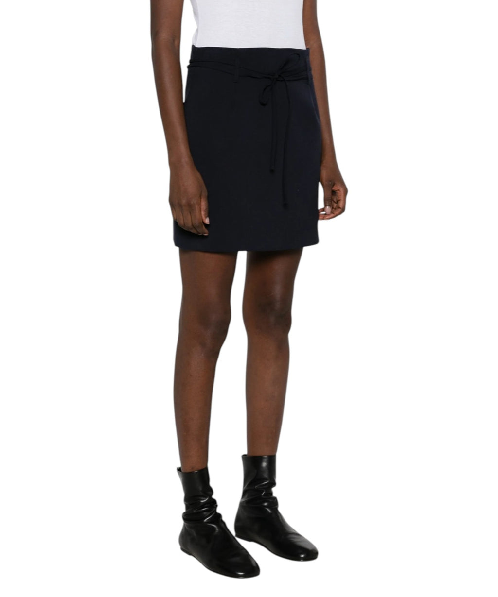 Minijupe femme Twinset avec cordon et détail noué