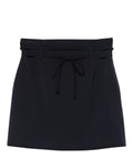 Minijupe femme Twinset avec cordon et détail noué