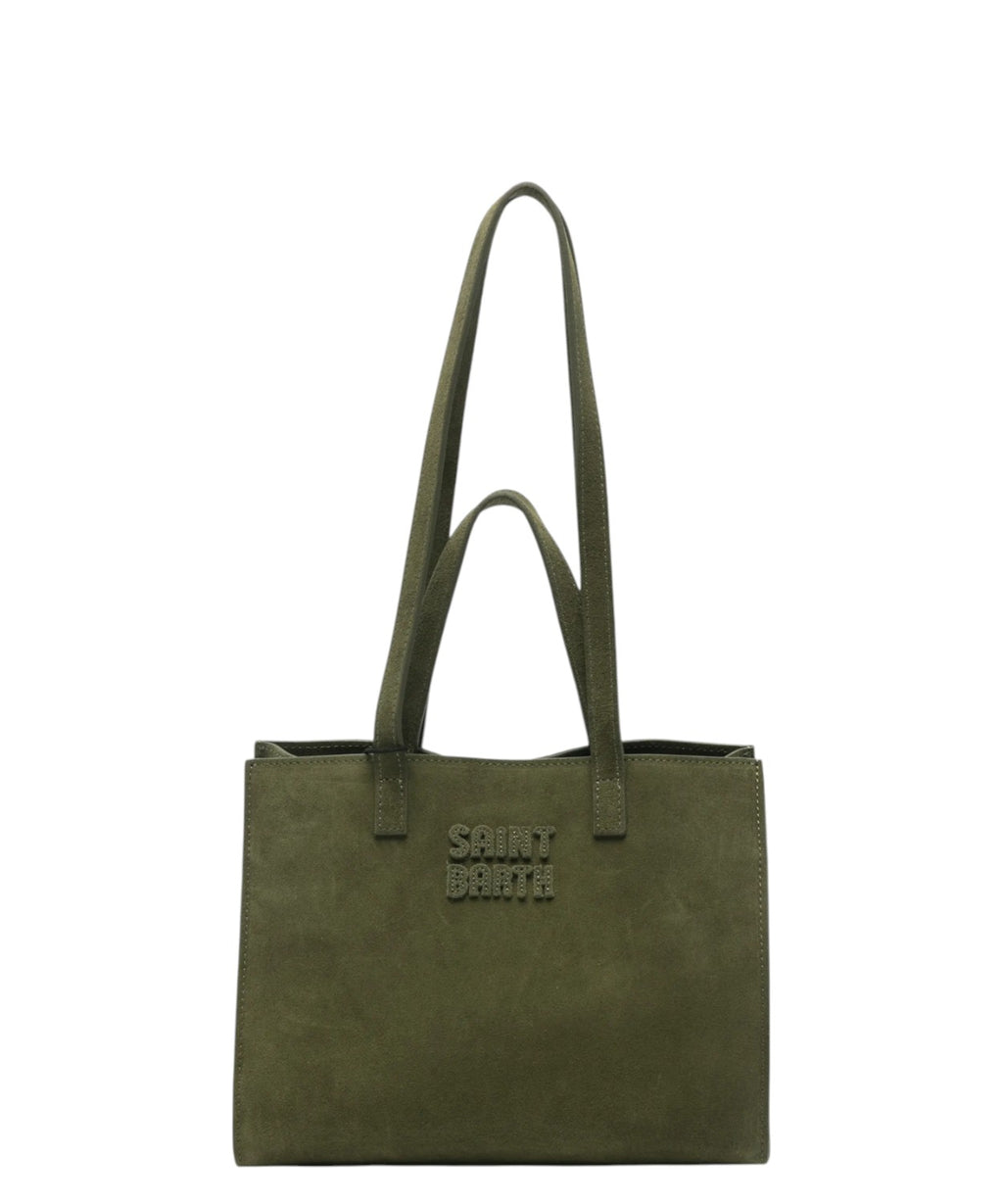Sac Jour Midi en suède avec logo