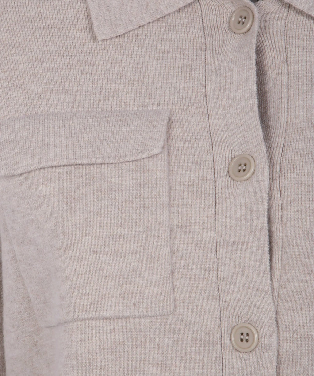 Cardigan Donna MC2 Saint Barth in Lana con Tasche