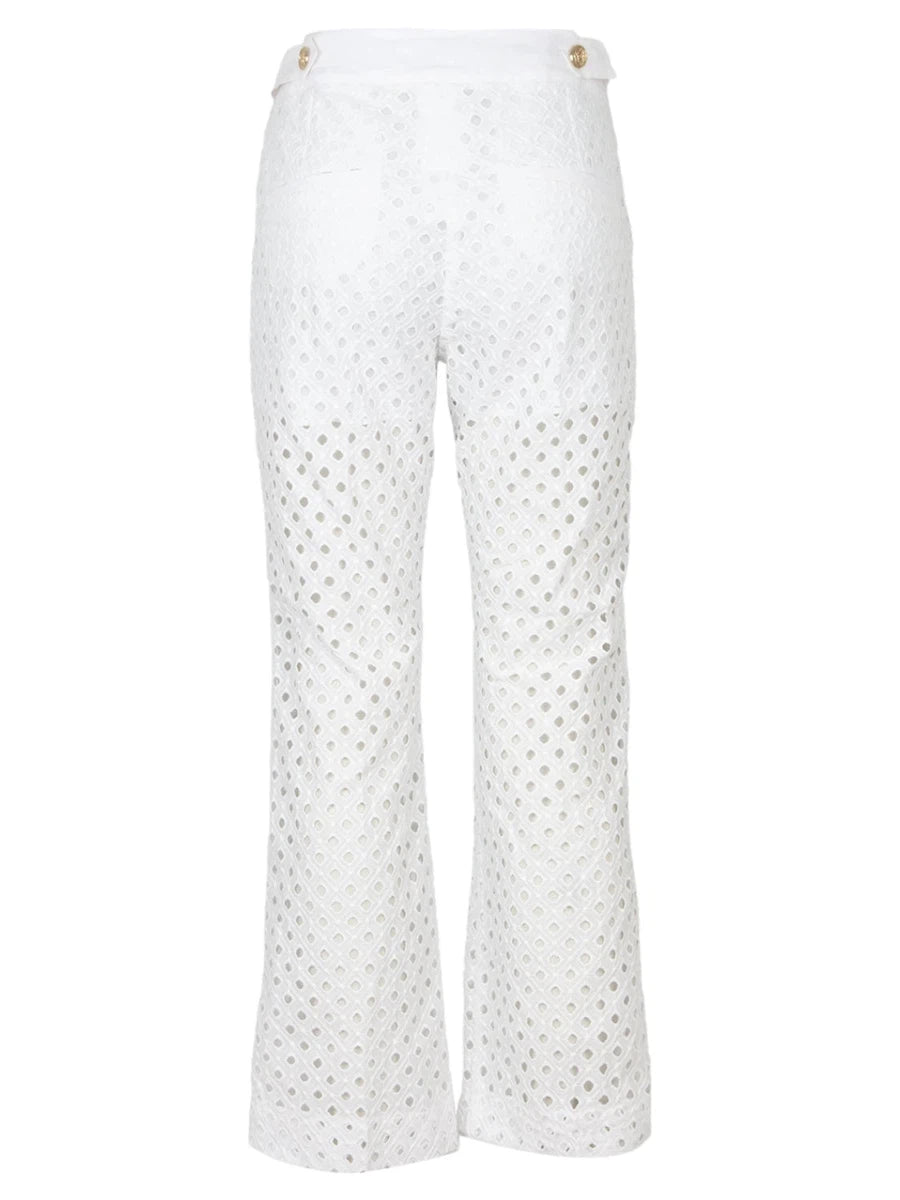 Pantalone in pizzo sibilla-Pantaloni-Marella-Vittorio Citro Boutique