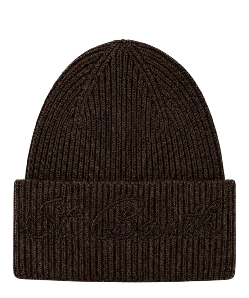 Bonnet côtelé MC2 Saint Barth avec logo