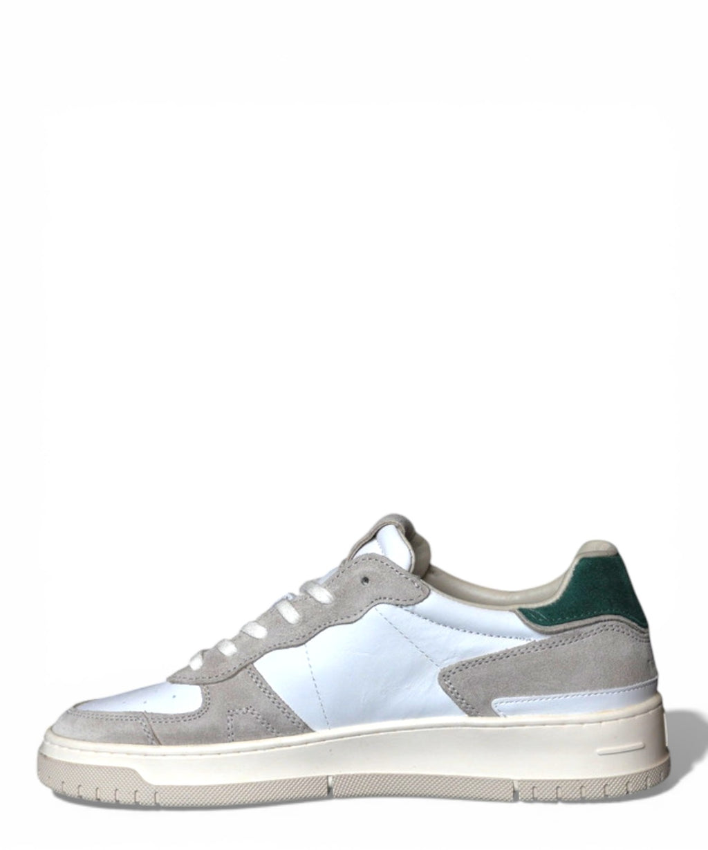 Sneakers D.A.T.E. Torneo Pure Calf BLANC-VERT