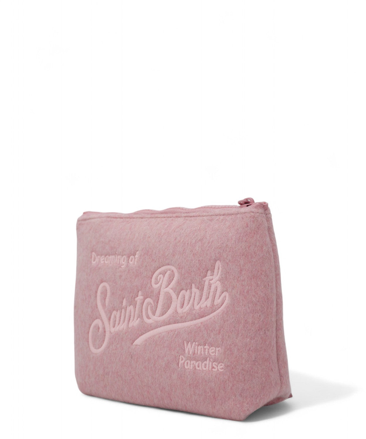 Aline Felt in misto lana con logo-Mc2 Saint Barth-Pochette-Vittorio Citro Boutique