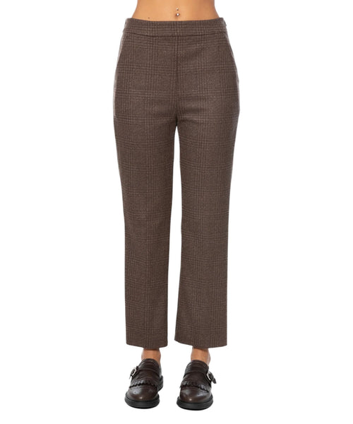 Pantalons MM Max Mara Prince de Galles Cropped