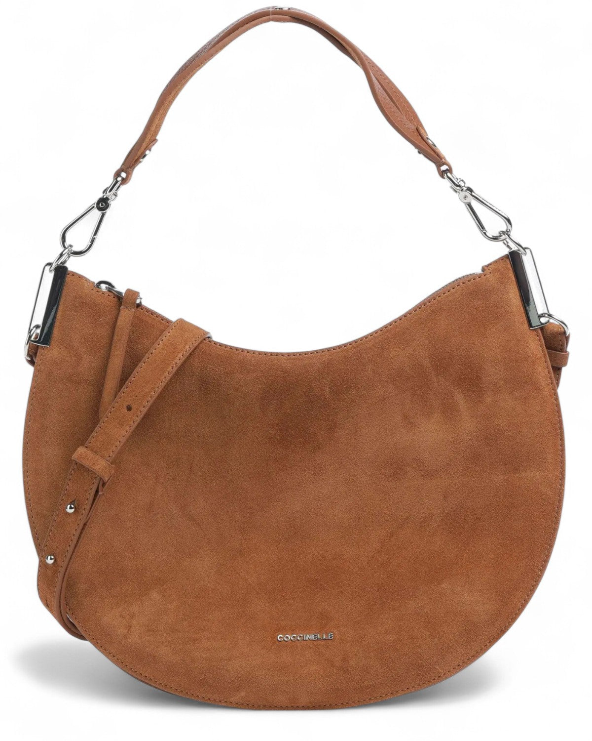 Borsa Sunup Suede Medium Camoscio con Tracolla-Coccinelle-Borse a spalla-Vittorio Citro Boutique