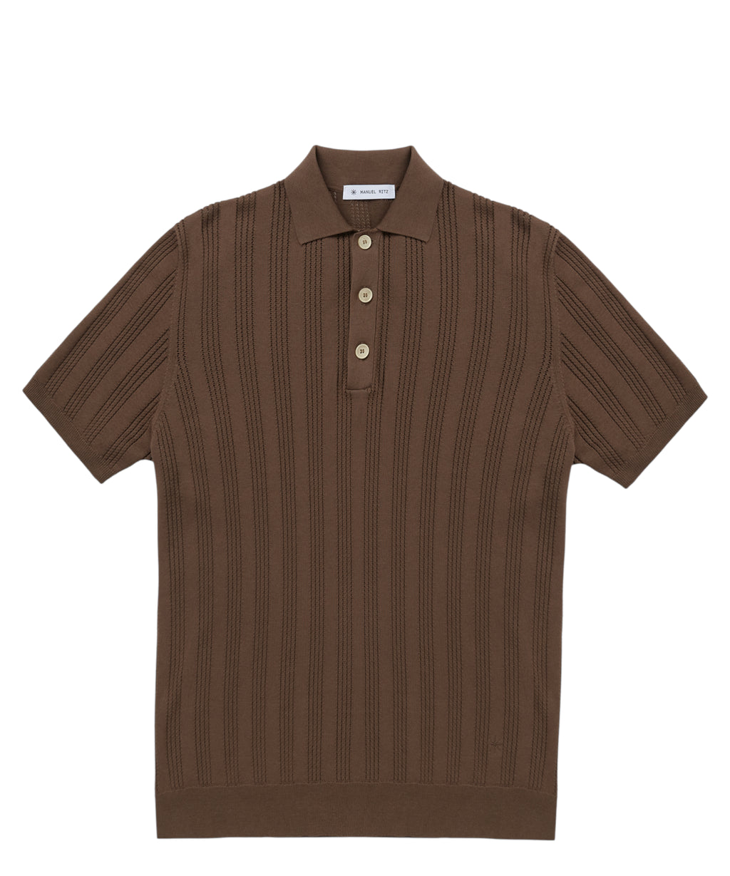Polo en maille homme par Manuel Ritz